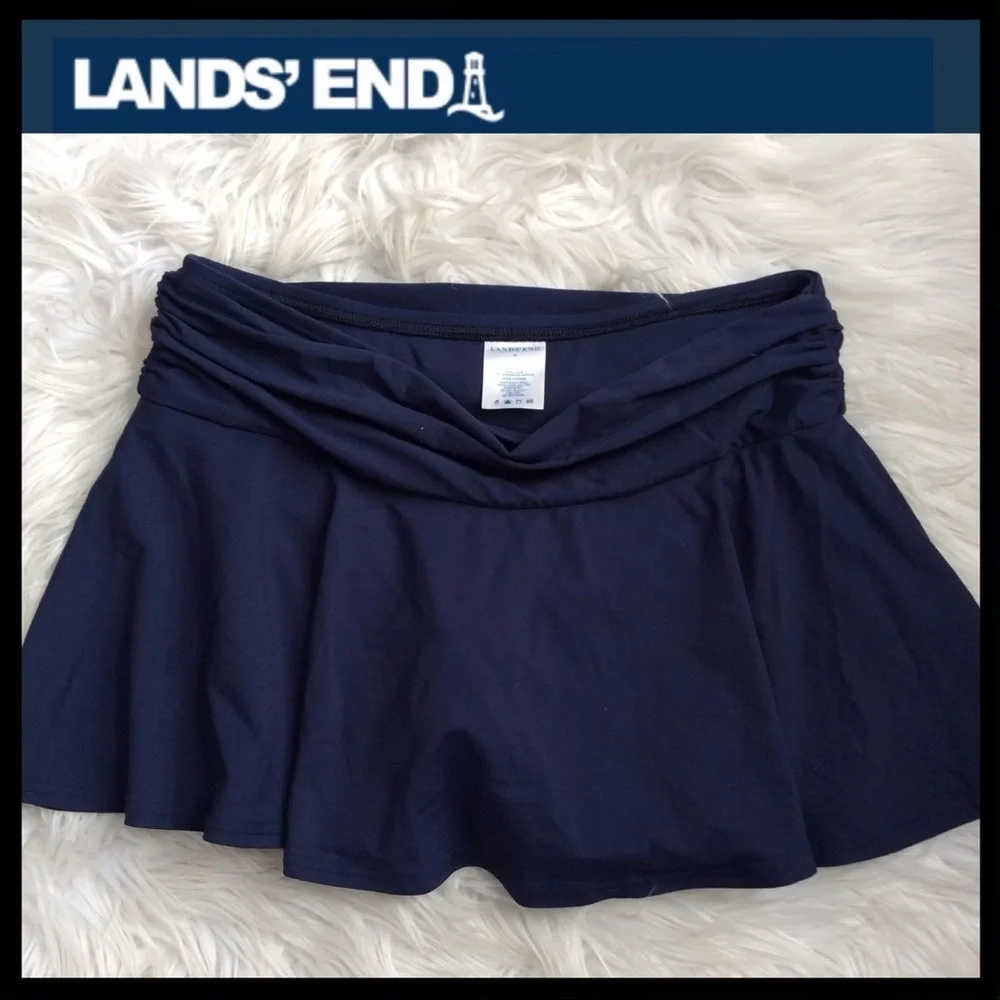 Lands’ End Tummy Control Mini Swim Skirt